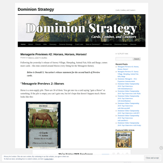 A complete backup of dominionstrategy.com
