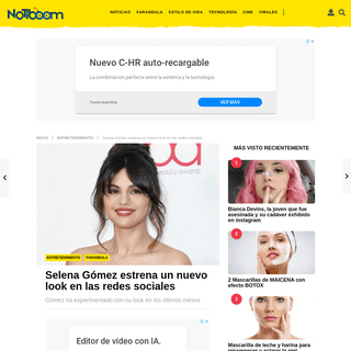 Selena GÃ³mez estrena un nuevo look en las redes sociales