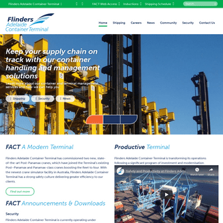 Flinders Adelaide Container Terminal