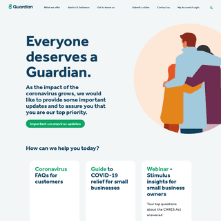 A complete backup of guardianlife.com