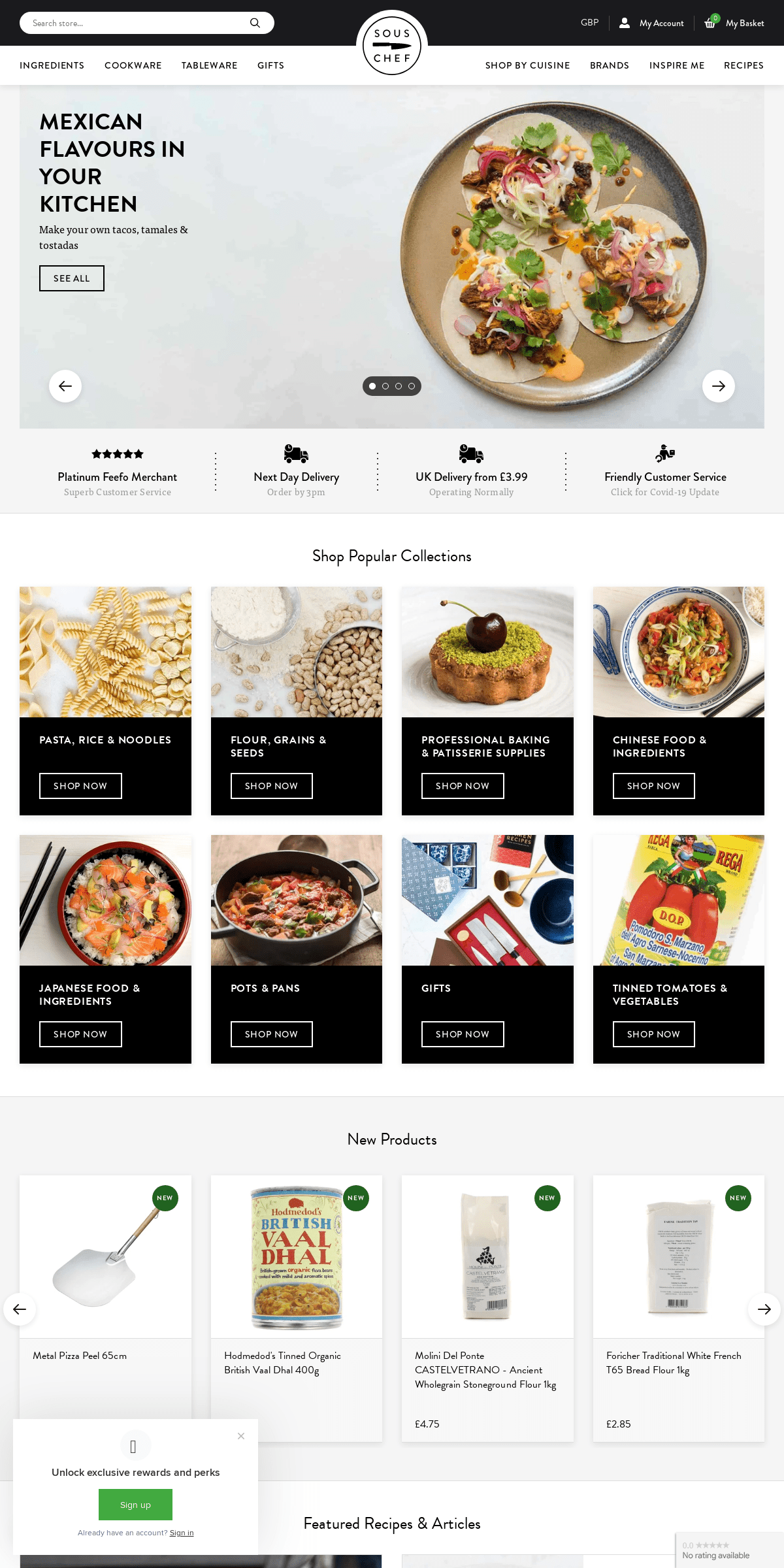 A complete backup of souschef.co.uk