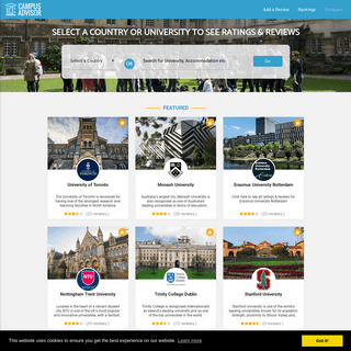 The Campus Advisor - University Reviews, Ratings and Ranking