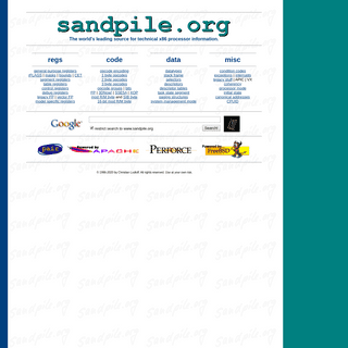A complete backup of sandpile.org