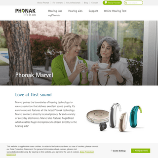 A complete backup of phonak.com