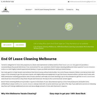 A complete backup of melbournevacatecleaning.com.au
