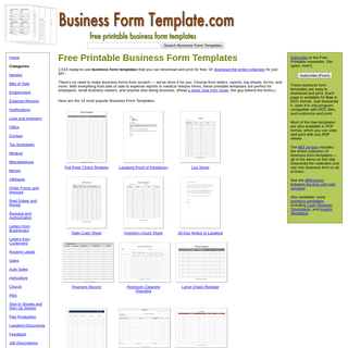 A complete backup of businessformtemplate.com