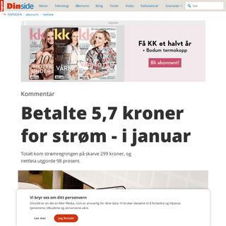 A complete backup of www.dinside.no/okonomi/betalte-57-kroner-for-strom---i-januar/72139616
