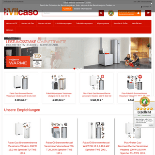 Vilcaso.de - Haustechnik Heizung WÃ¤rmespeicher Regenerative Energien
