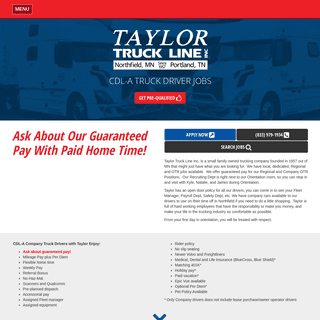 A complete backup of drive4taylortruck.com