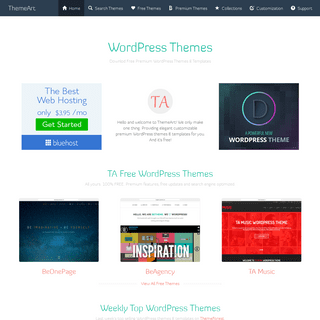 Best Free Premium WordPress Themes - ThemeArt