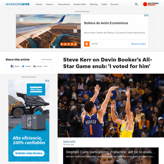 A complete backup of warriorswire.usatoday.com/2020/02/12/steve-kerr-on-devin-bookers-all-star-game-snub-i-voted-for-him/