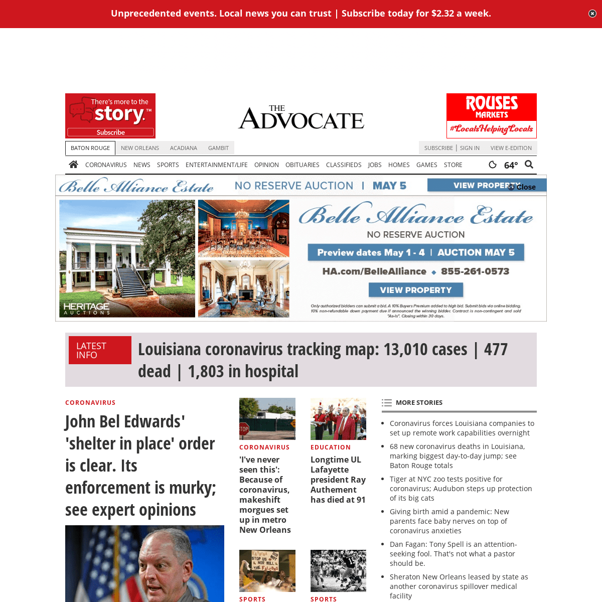 A complete backup of theadvocate.com