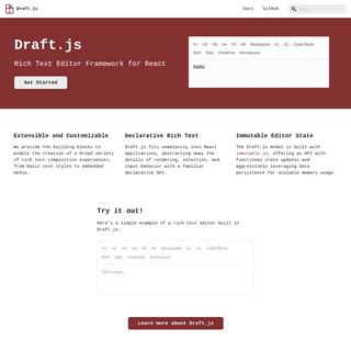 A complete backup of draftjs.org