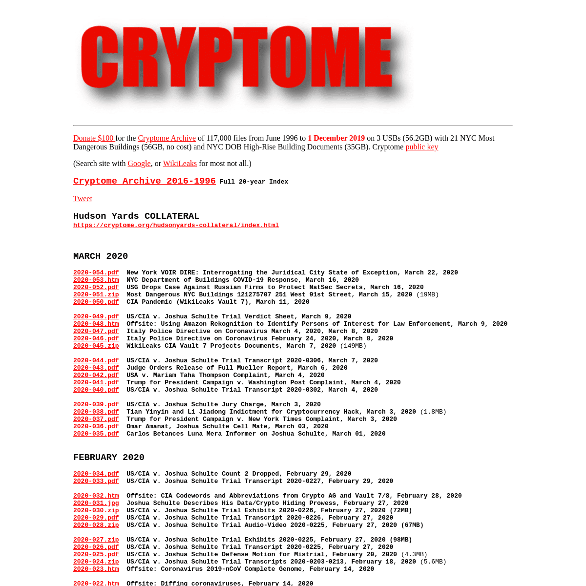 A complete backup of cryptome.org