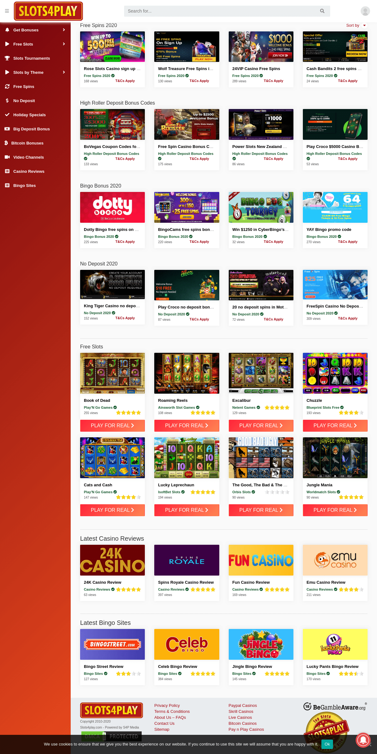 A complete backup of slots4play.com