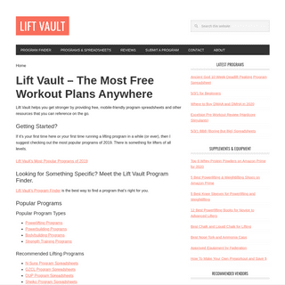 A complete backup of liftvault.com