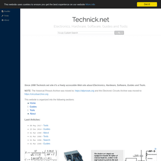 A complete backup of technick.net