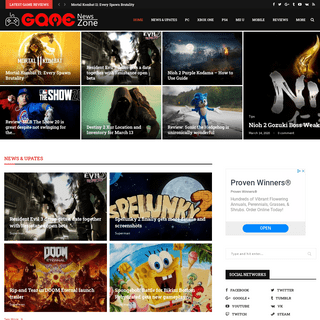 A complete backup of gamesnewszone.com