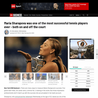 A complete backup of www.cnn.com/2020/02/26/business/maria-sharapova-earnings/index.html
