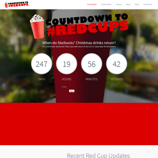 A complete backup of countdowntoredcups.com