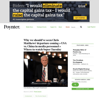 A complete backup of www.poynter.org/newsletters/2020/why-we-shouldve-seen-chris-matthews-departure-coming-usa-vs-china-in-media