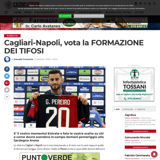 A complete backup of www.calciocasteddu.it/2020/02/15/cagliari-napoli-vota-la-formazione-dei-tifosi-3/