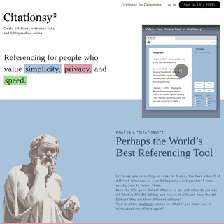 A complete backup of citationsy.com