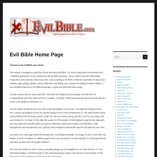 A complete backup of evilbible.com