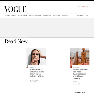 A complete backup of vogue.in
