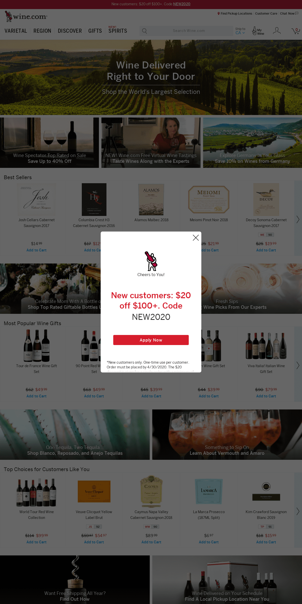 A complete backup of wine.com