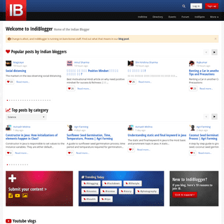 A complete backup of indiblogger.in