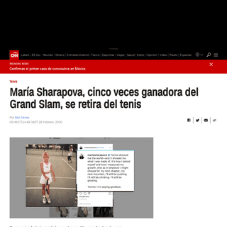 A complete backup of cnnespanol.cnn.com/2020/02/26/maria-sharapova-la-cinco-veces-ganadora-del-grand-slam-se-retira-del-tenis/