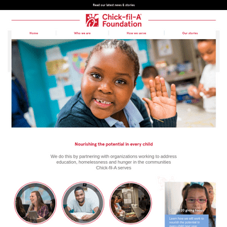 Nourishing the potential in every child - Chick-fil-A Foundation