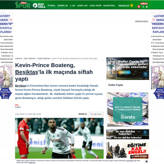 A complete backup of www.sabah.com.tr/spor/futbol/2020/02/08/kevin-prince-boateng-besiktasla-ilk-macinda-siftah-yapti