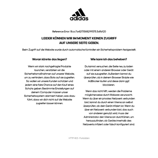 A complete backup of adidas.at