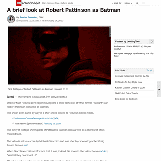 A complete backup of www.cnn.com/2020/02/13/entertainment/robert-pattinson-the-batman/index.html