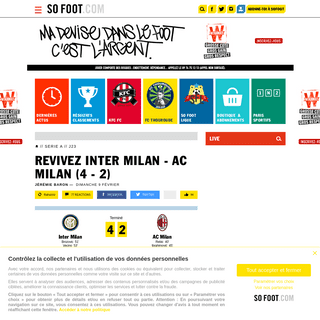 A complete backup of www.sofoot.com/en-direct-inter-milan-ac-milan-479907.html