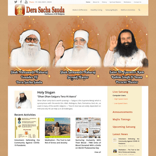 A complete backup of derasachasauda.org