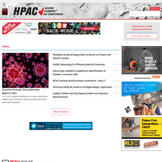 HPAC Magazine - Professional Content for Canadian Mechanical Professionals