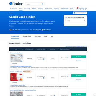 A complete backup of creditcardfinder.com.au