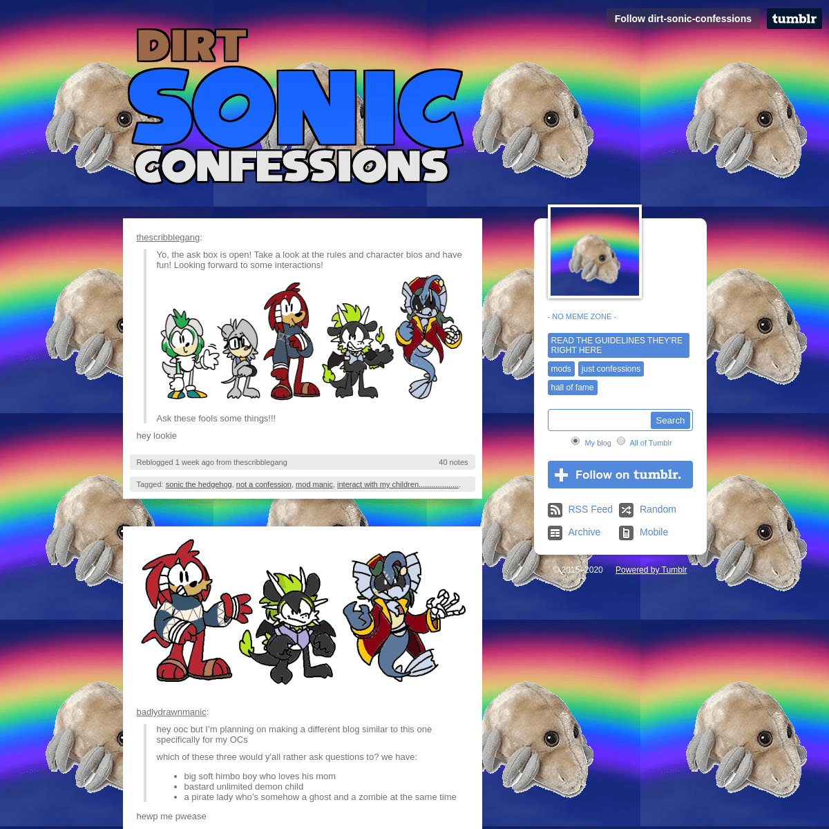 A complete backup of dirt-sonic-confessions.tumblr.com
