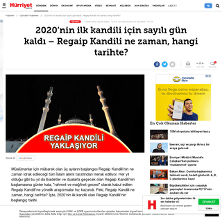 A complete backup of www.hurriyet.com.tr/gundem/2020nin-ilk-kandili-icin-sayili-gun-kaldi-regaip-kandili-ne-zaman-41451564