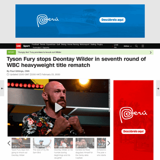 A complete backup of edition.cnn.com/2020/02/23/sport/fury-wilder2-heavyweight-title-rematch-las-vegas/index.html