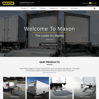 Homepage - Maxon Lift