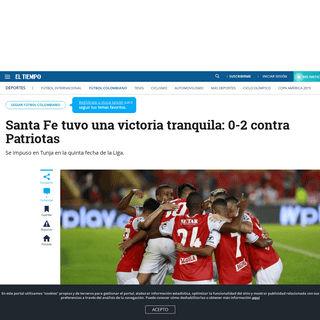 A complete backup of www.eltiempo.com/deportes/futbol-colombiano/patriotas-vs-santa-fe-resultado-goles-y-cronica-del-partido-de-
