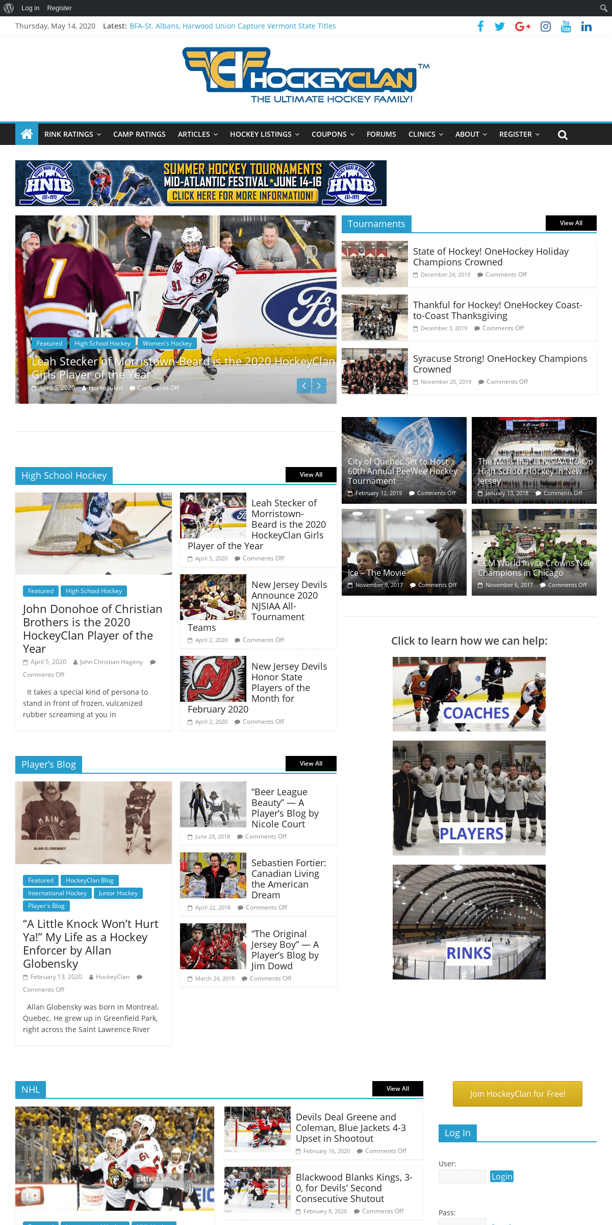 A complete backup of hockeyclan.com