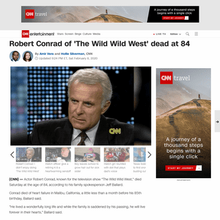 Robert Conrad of 'The Wild Wild West' dead at 84 - CNN