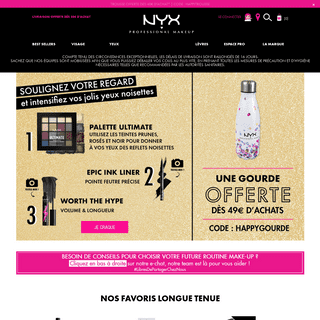 A complete backup of nyxcosmetics.fr