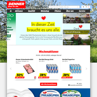 A complete backup of denner.ch