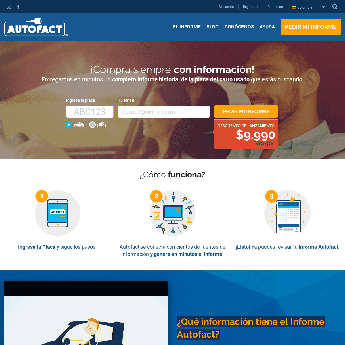 A complete backup of autofact.com.co